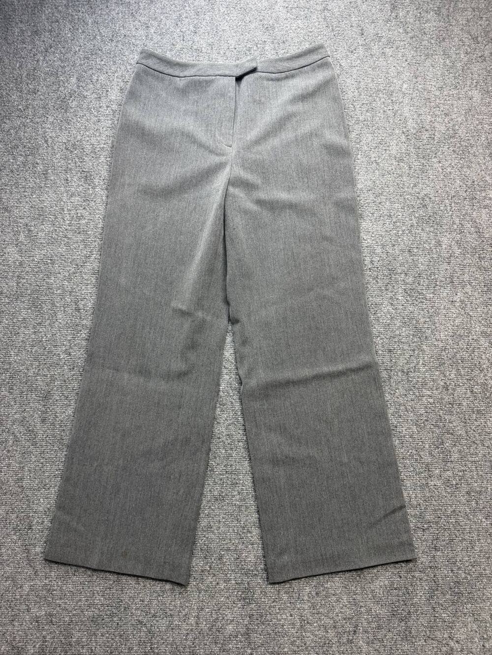 Casual Corner Annex Women’s Petite 8 Gray Stretch Straight Leg Dress Pants